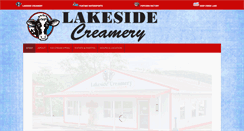 Desktop Screenshot of lakesidecreamery.com